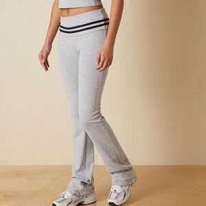PacSun Light Gray Flare Pants